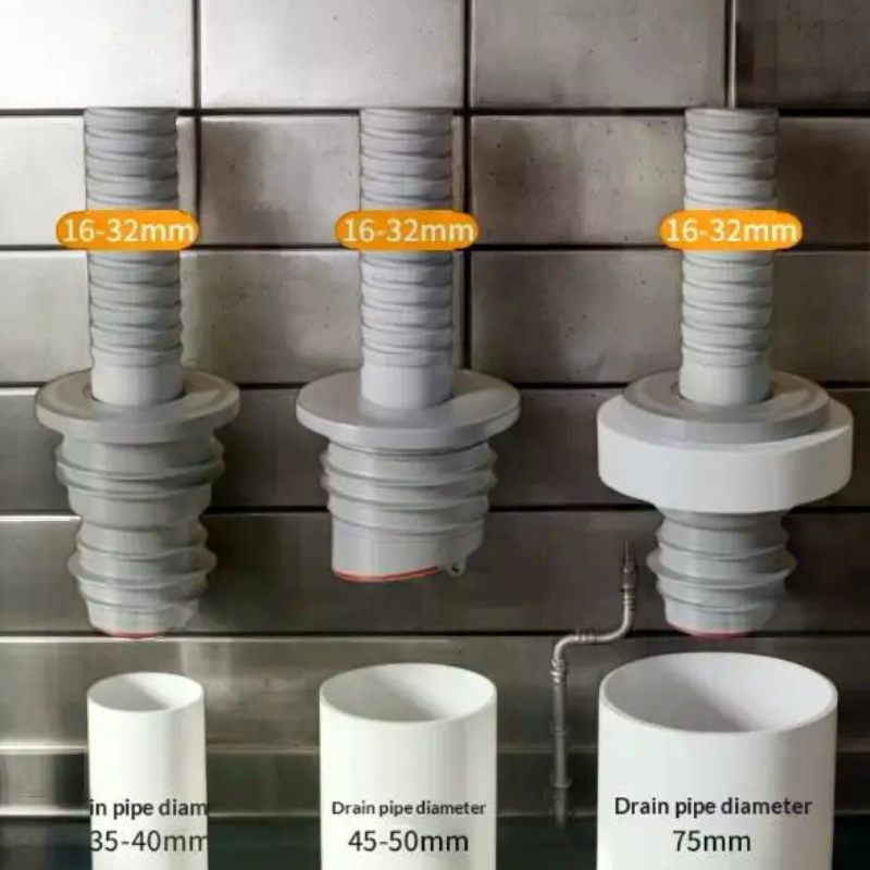 Bathroom Sewer Seal Ring Anti- - Drain Pipe Clip reseña y precio
