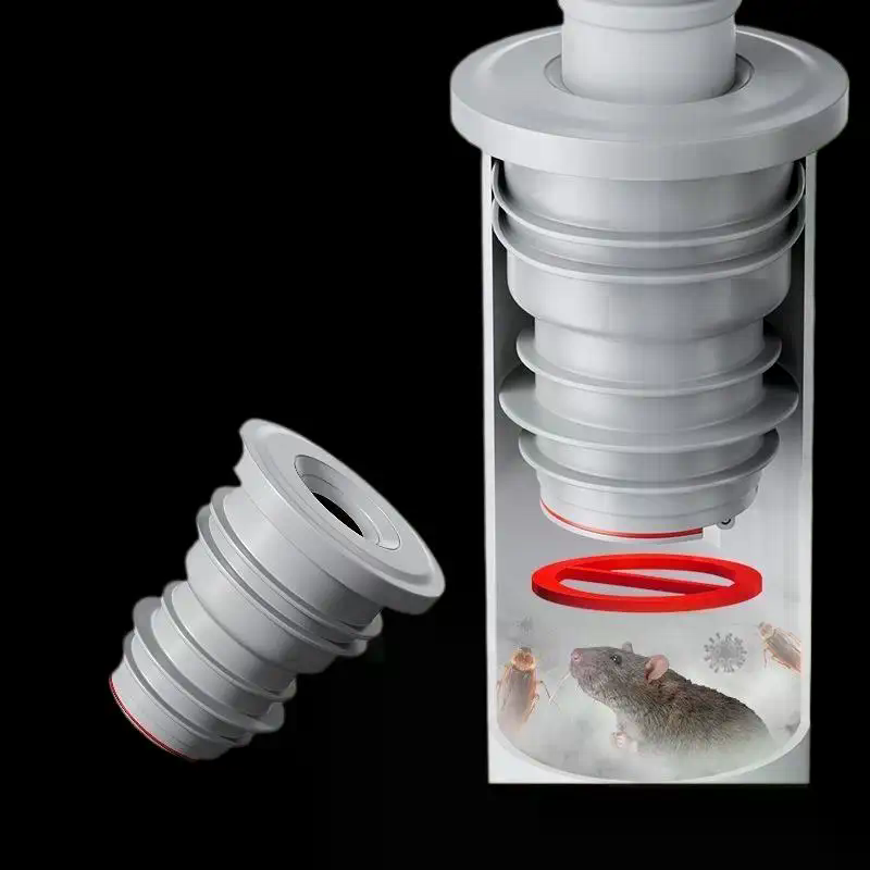 Bathroom Sewer Seal Ring Anti- - Drain Pipe Clip reseña y precio
