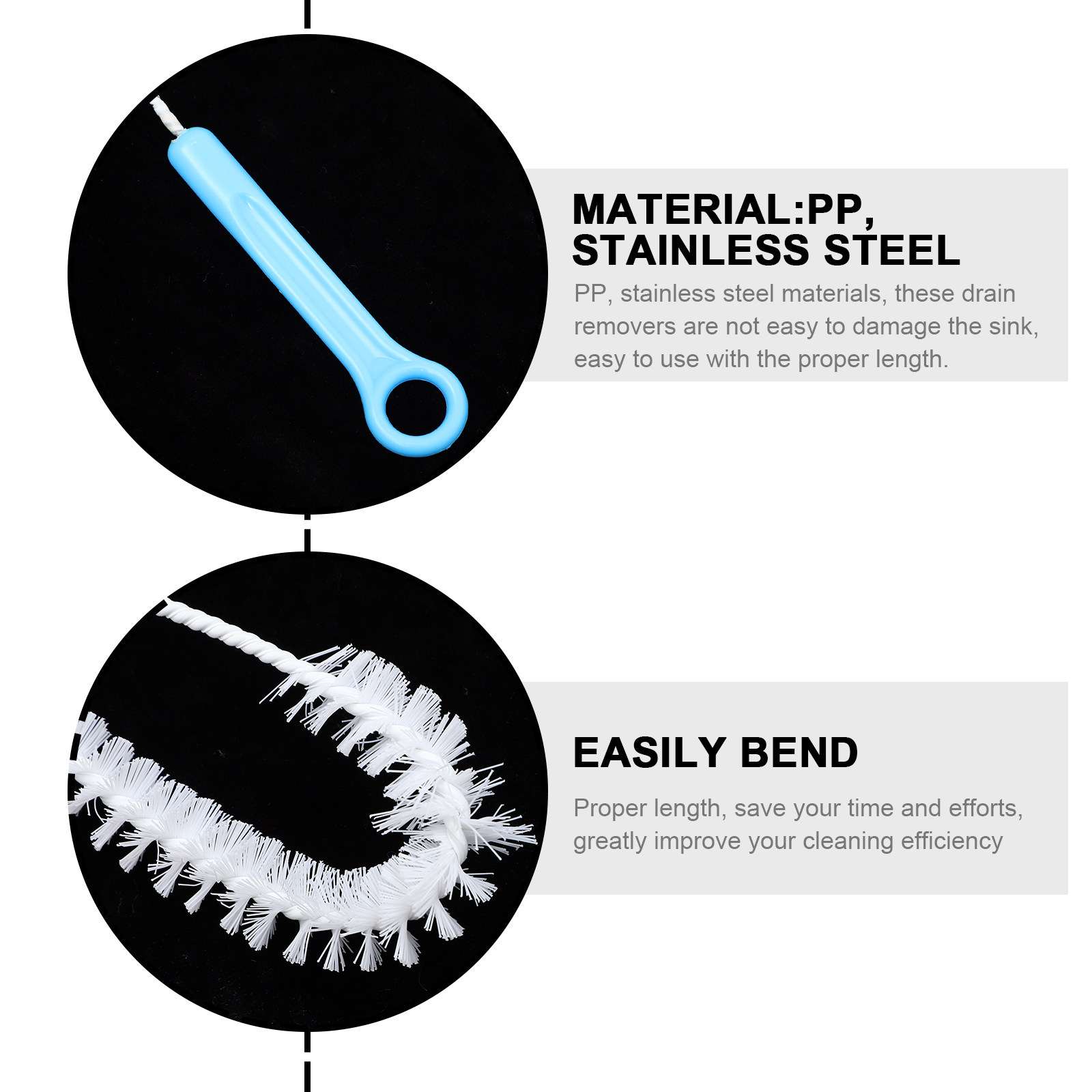 Flexible Drain Cleaning Brush  - Drain Snake Flexible reseña y precio