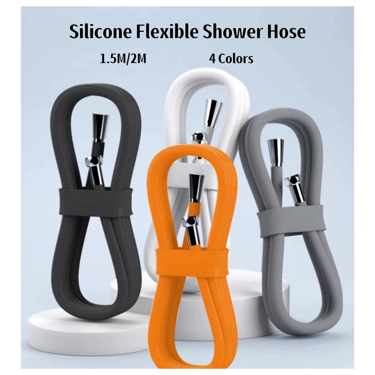 Silicone Flexible Shower Hose  - Silicone Tap Washer reseña y precio