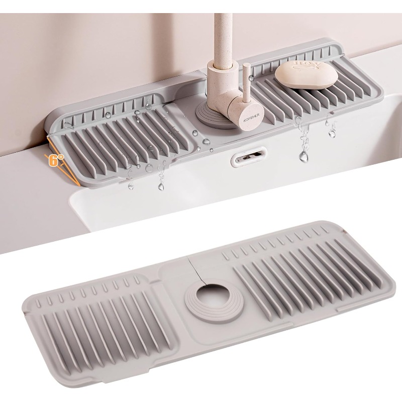 Kitchen Silicone Faucet Splash - Silicone Tap Washer reseña y precio