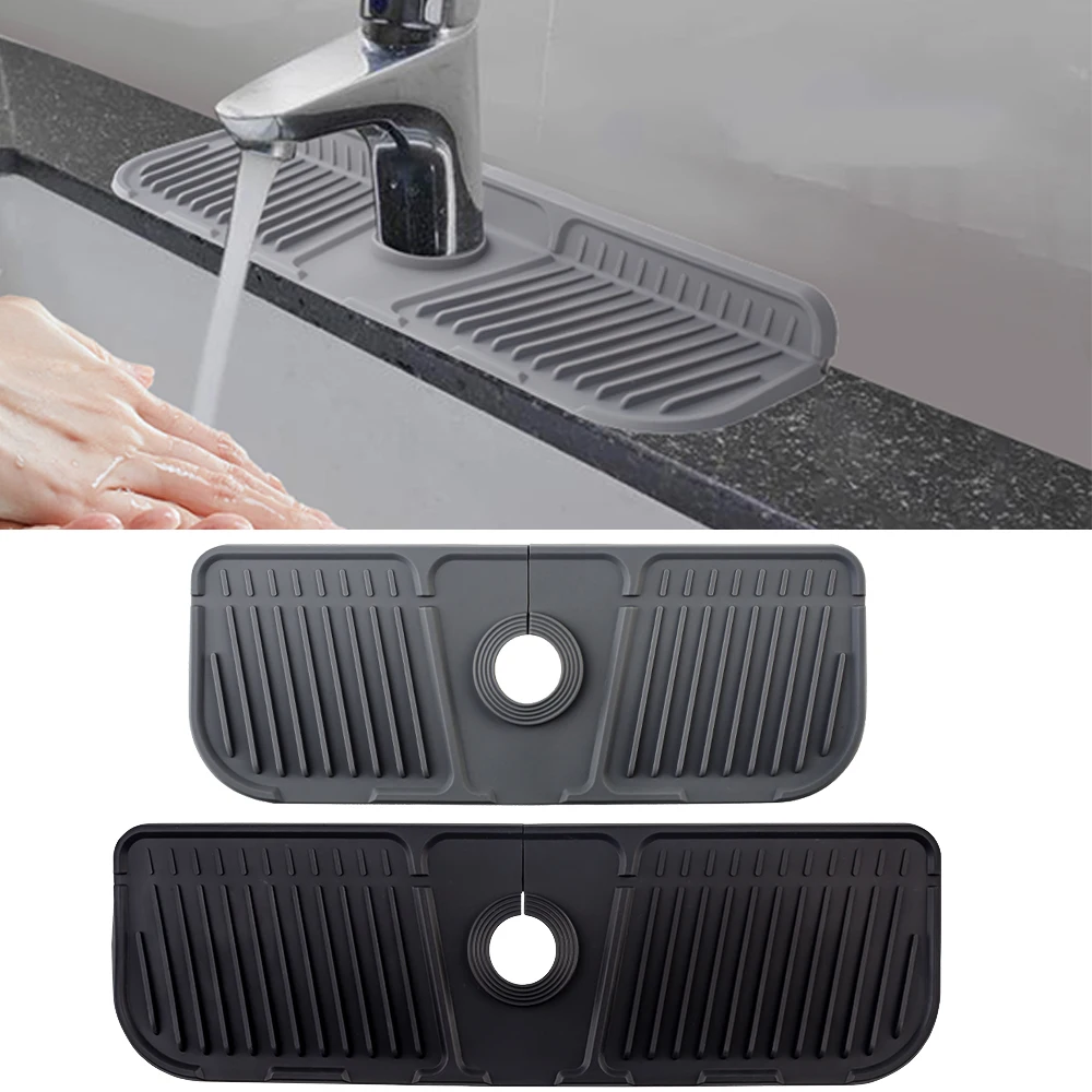 Kitchen Silicone Faucet Mat Fa - Silicone Tap Washer reseña y precio