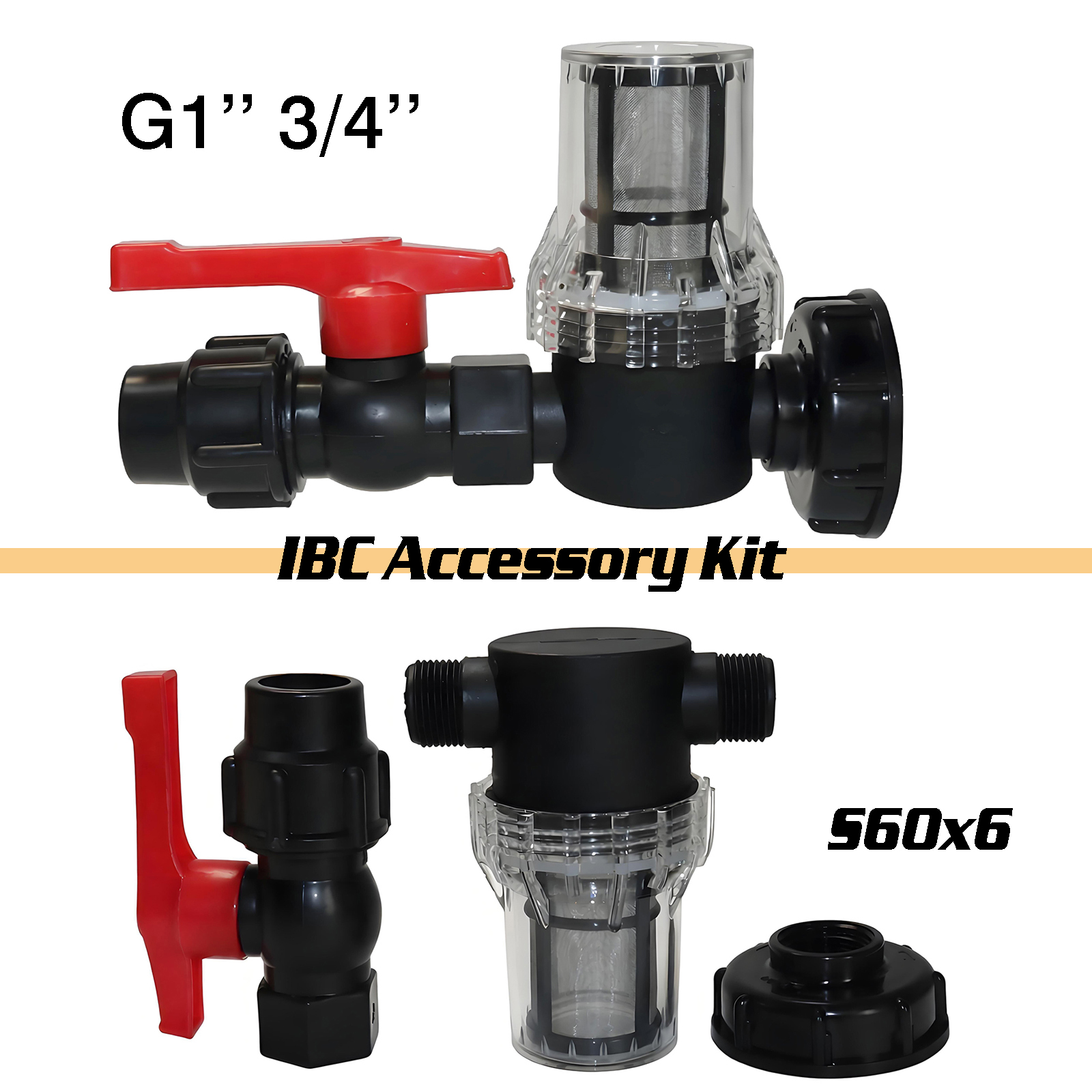 3Pcs Kit IBC water tank filter - Float Ball Valve reseña y precio