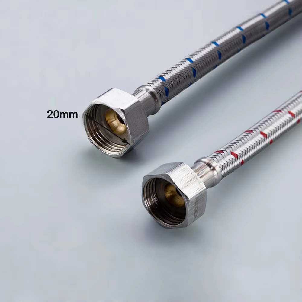 G1/2 G3/8 G9/16 50cm 1 pair St - Flexible Hose Braided reseña y precio