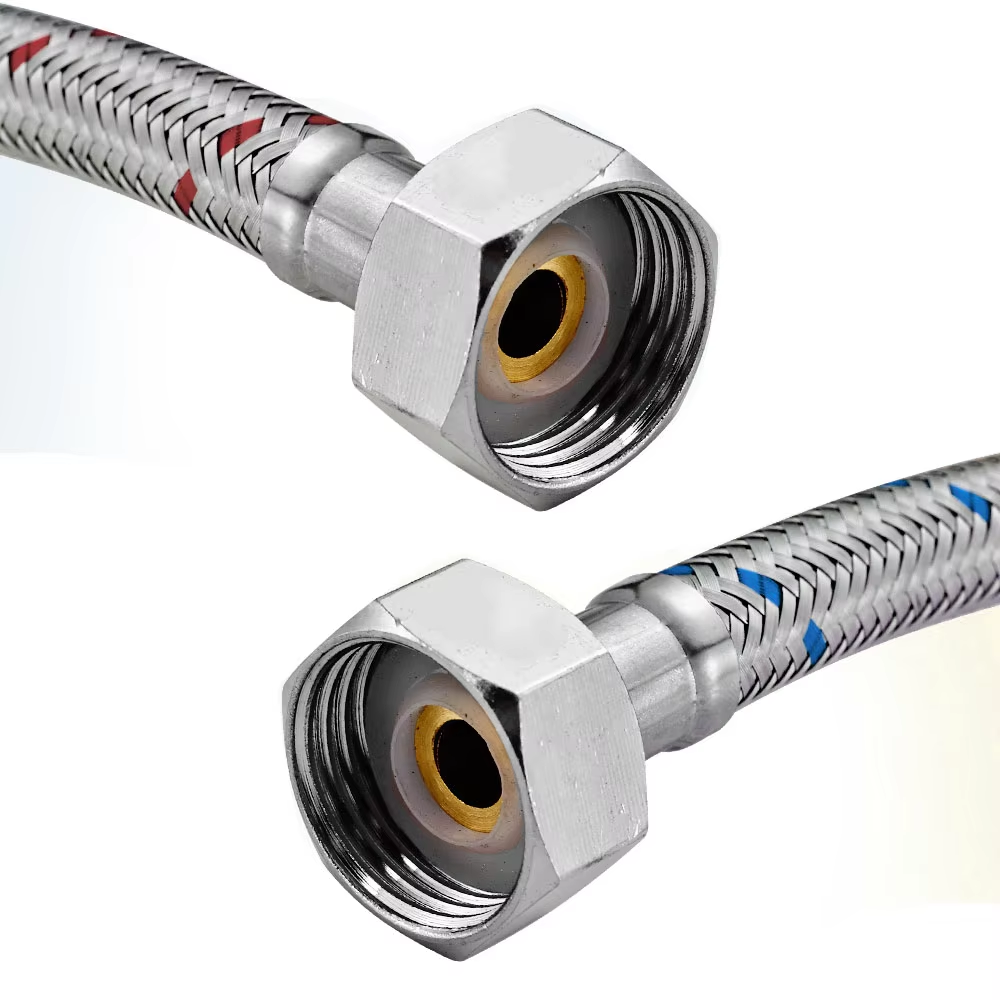 G1/2 G3/8 G9/16 50cm 1 pair St - Flexible Hose Braided reseña y precio