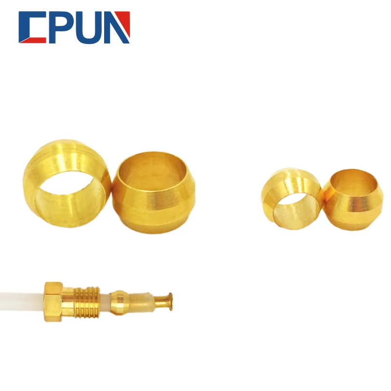 10pc Brass Double taper ferrul - Compression Fitting Brass reseña y precio