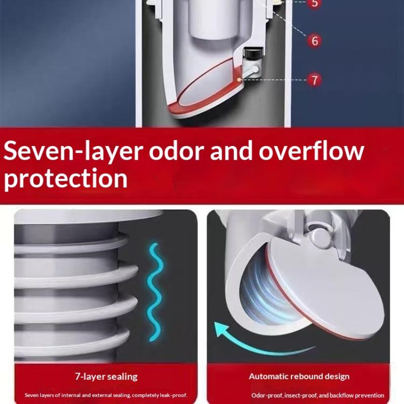 &Bathroom Sewer Seal Ring Anti - Drain Pipe Clip reseña y precio