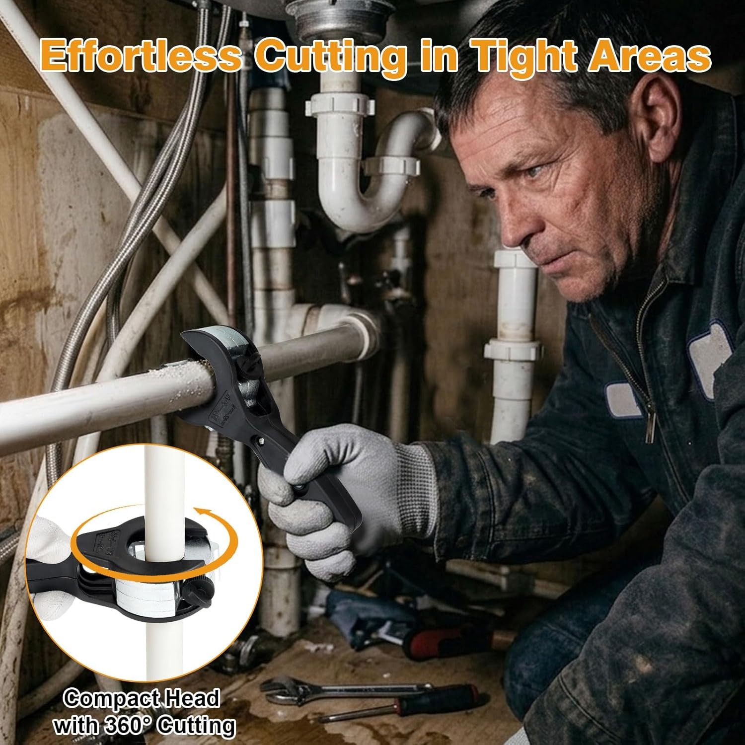 Ratcheting Pipe Cutter Tool fo - Pipe Cutter Ratchet reseña y precio