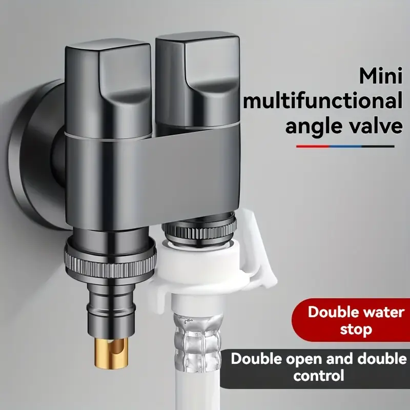Stainless steel double outlet  - Toilet Fill Valve reseña y precio