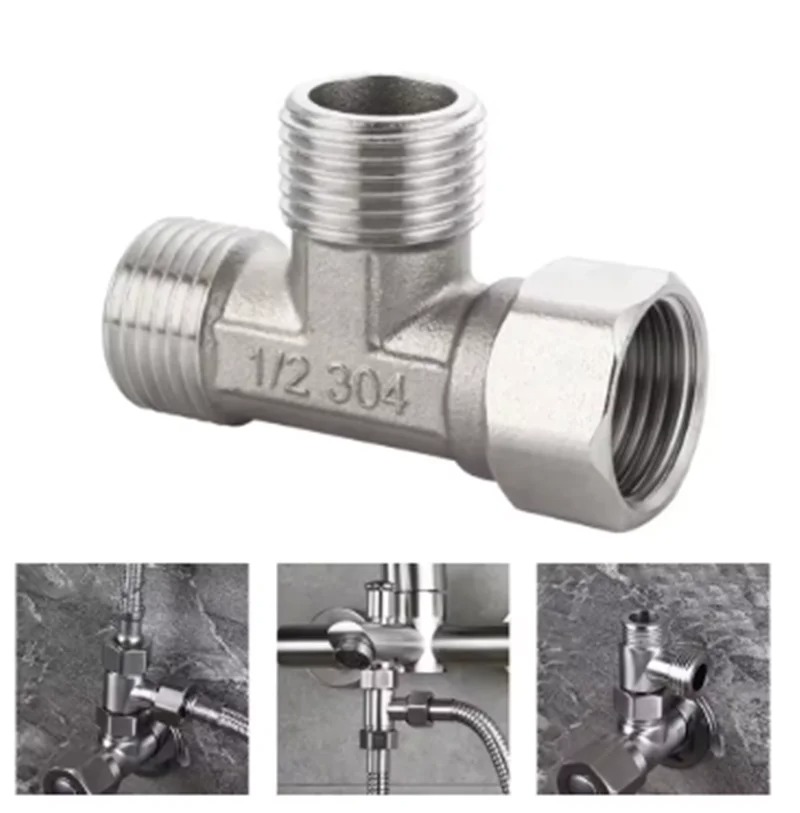 Stainless Steel T Adapter G1/  - Shower Valve Cartridge reseña y precio