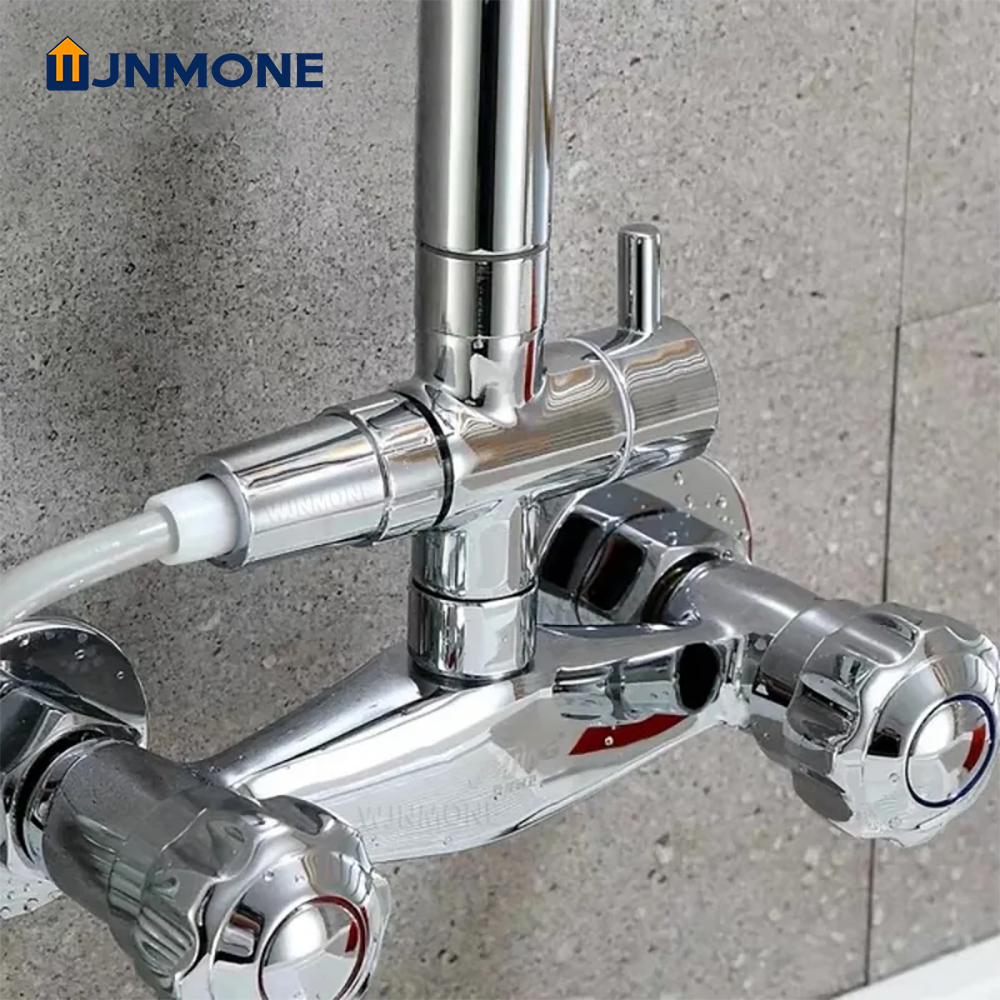Black Silver 3 Way T-Adapter D - Shower Valve Cartridge reseña y precio