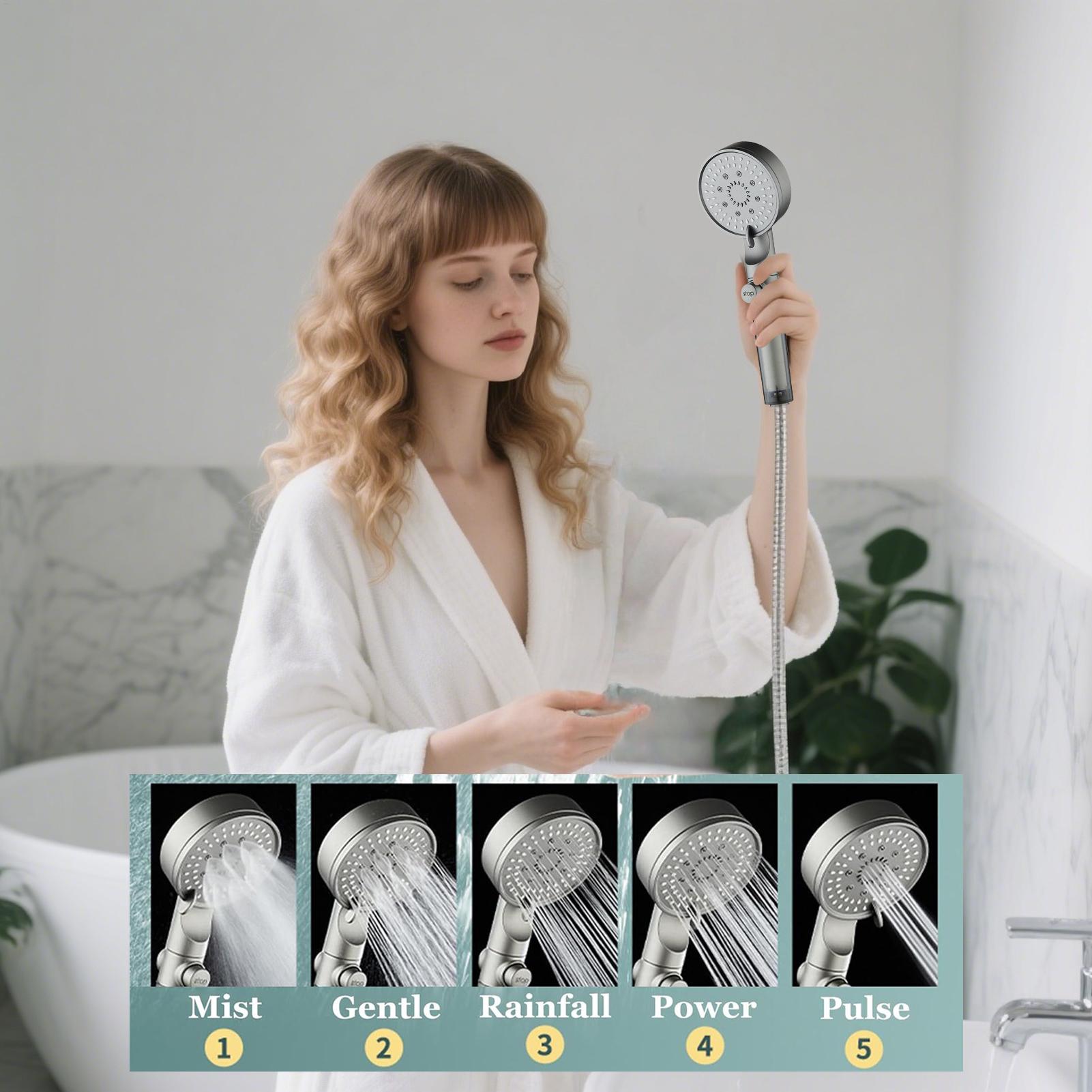 New Shower Head 5 Modes Filter - Silicone Tap Washer reseña y precio