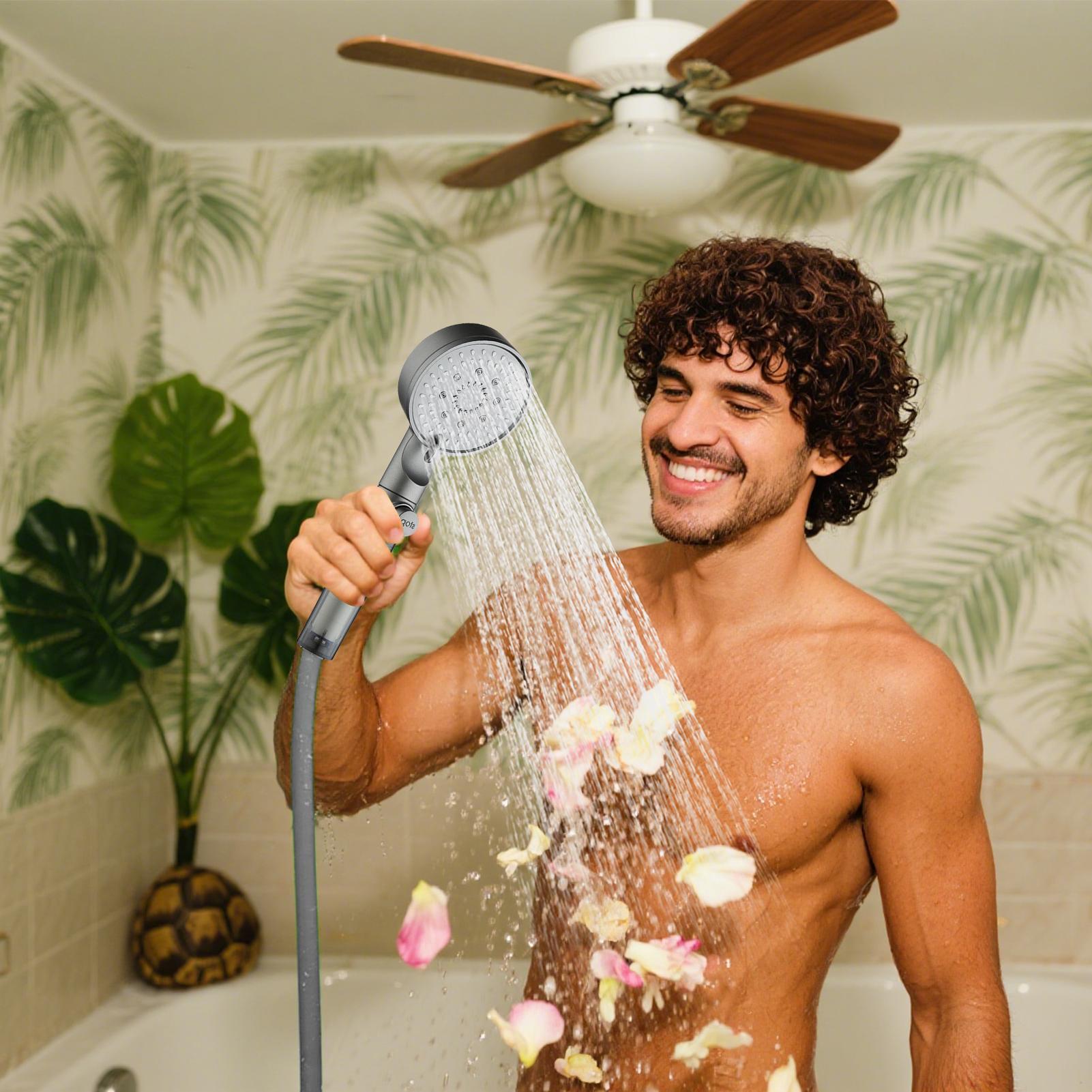 New Shower Head 5 Modes Filter - Silicone Tap Washer reseña y precio