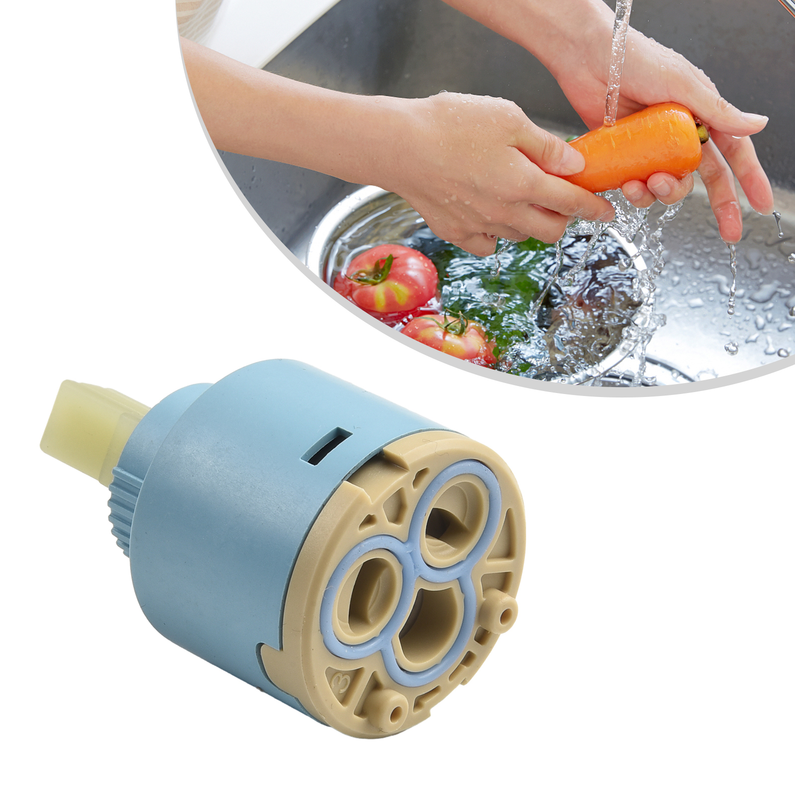 1pc Ceramic Cartridge 35mm/40m - Basin Mixer Cartridge reseña y precio