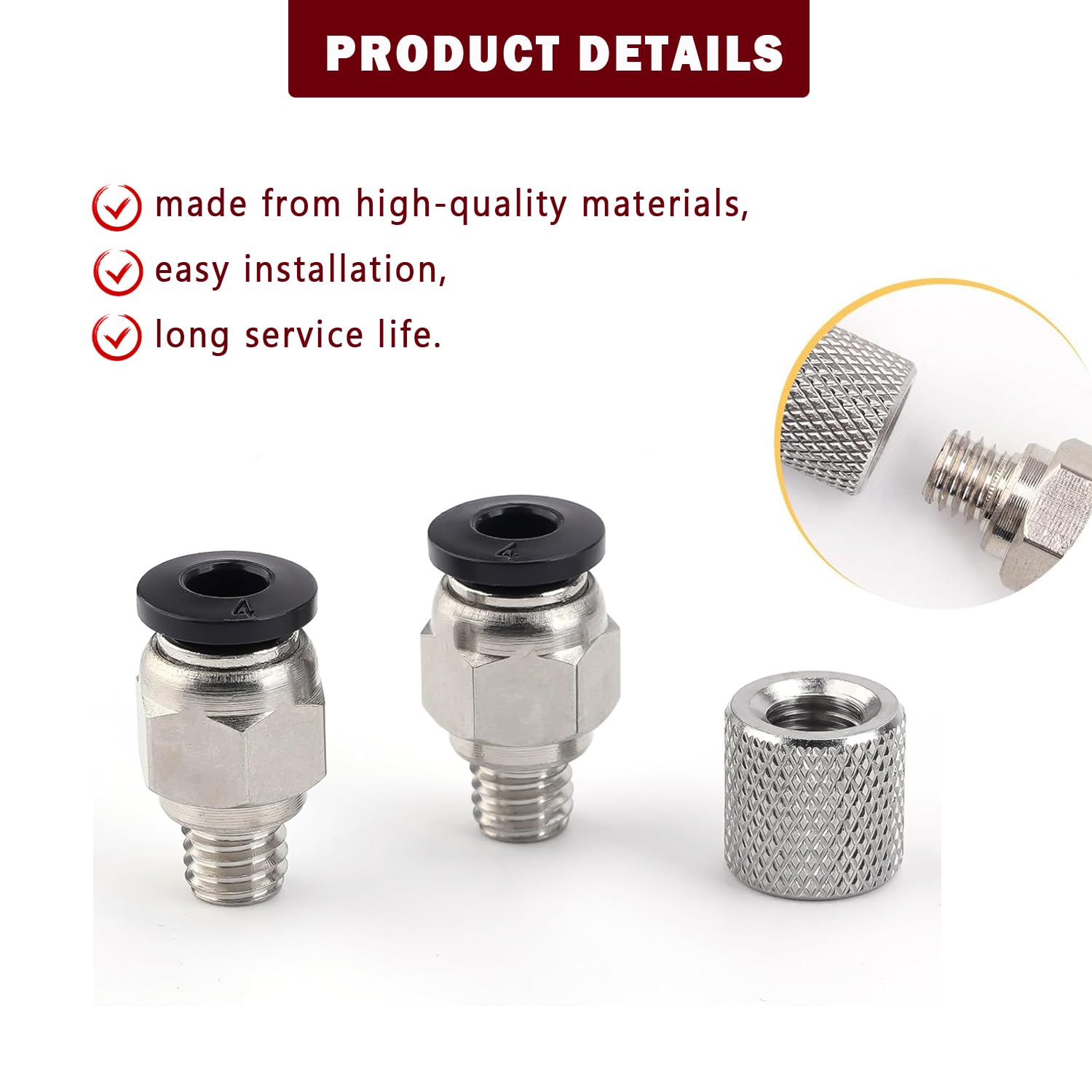 Upgrade PTFE Tube Connector St - Ptfe Tape Thread reseña y precio