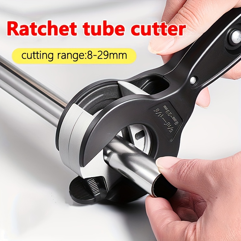 Heavy-duty ratchet pipe cutter - Pipe Cutter Ratchet reseña y precio