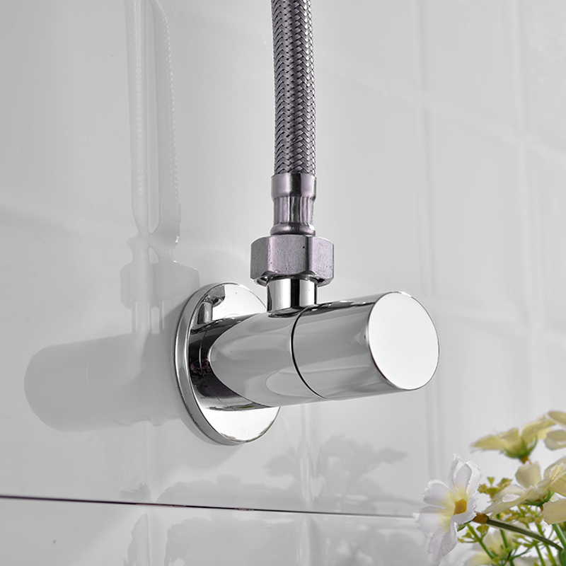 Brass Angle Valve Chrome Black - Toilet Fill Valve reseña y precio
