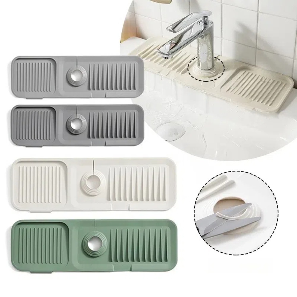 Portable Silicone Faucet Mat 3 - Silicone Tap Washer reseña y precio